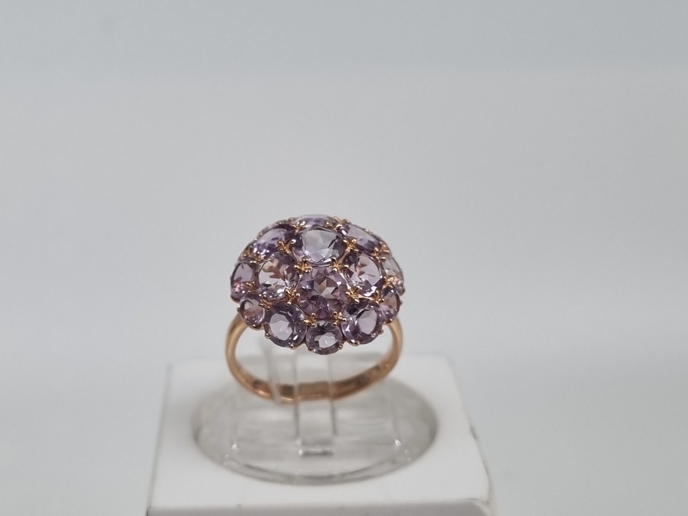 КОЛКМИ585 КОЛЬЦО С КАМНЯМИ (Au 585)