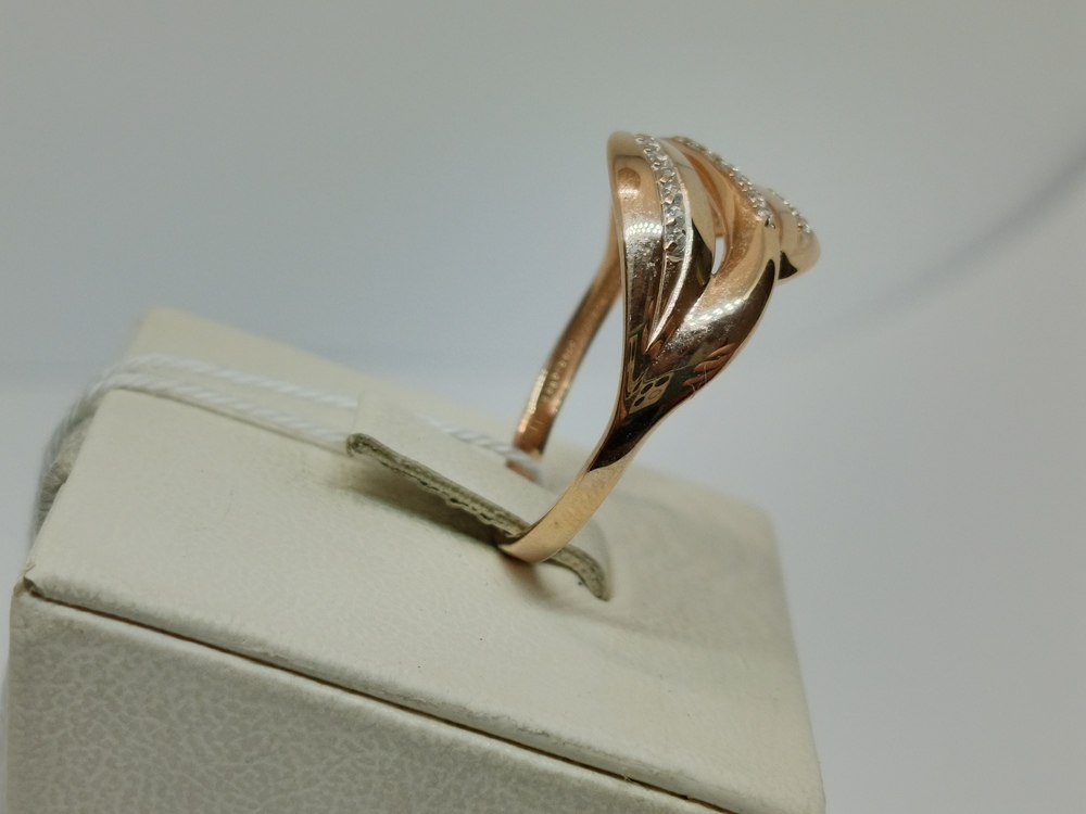 КОЛКМИ585 КОЛЬЦО С КАМНЯМИ (Au 585)