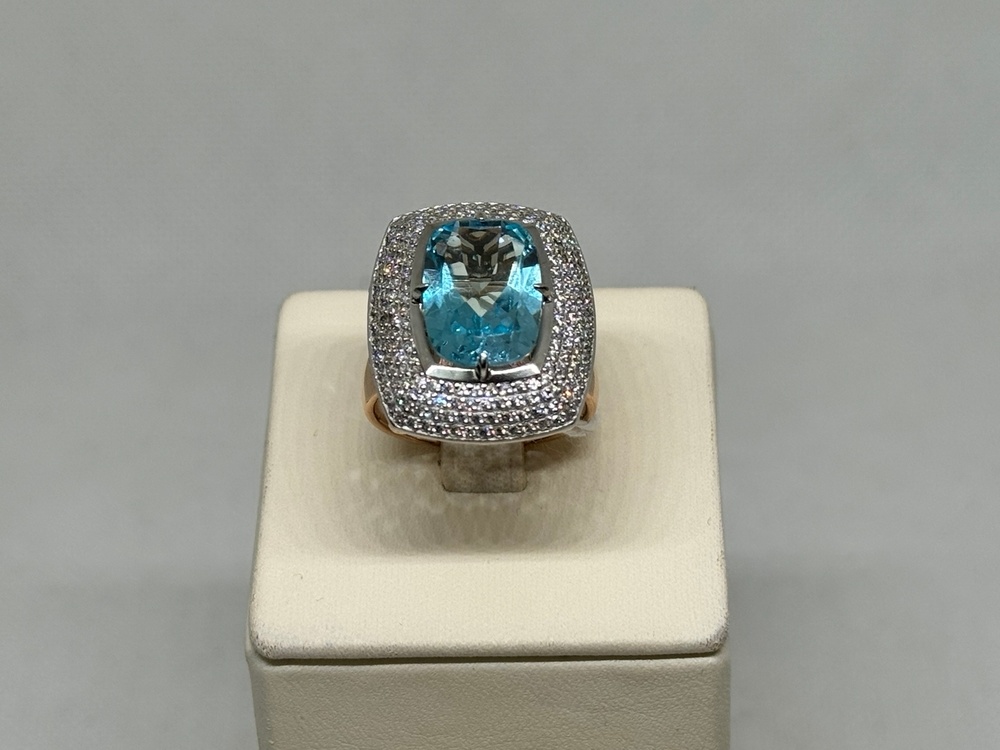 КОЛКМИ585 КОЛЬЦО С КАМНЯМИ (Au 585)