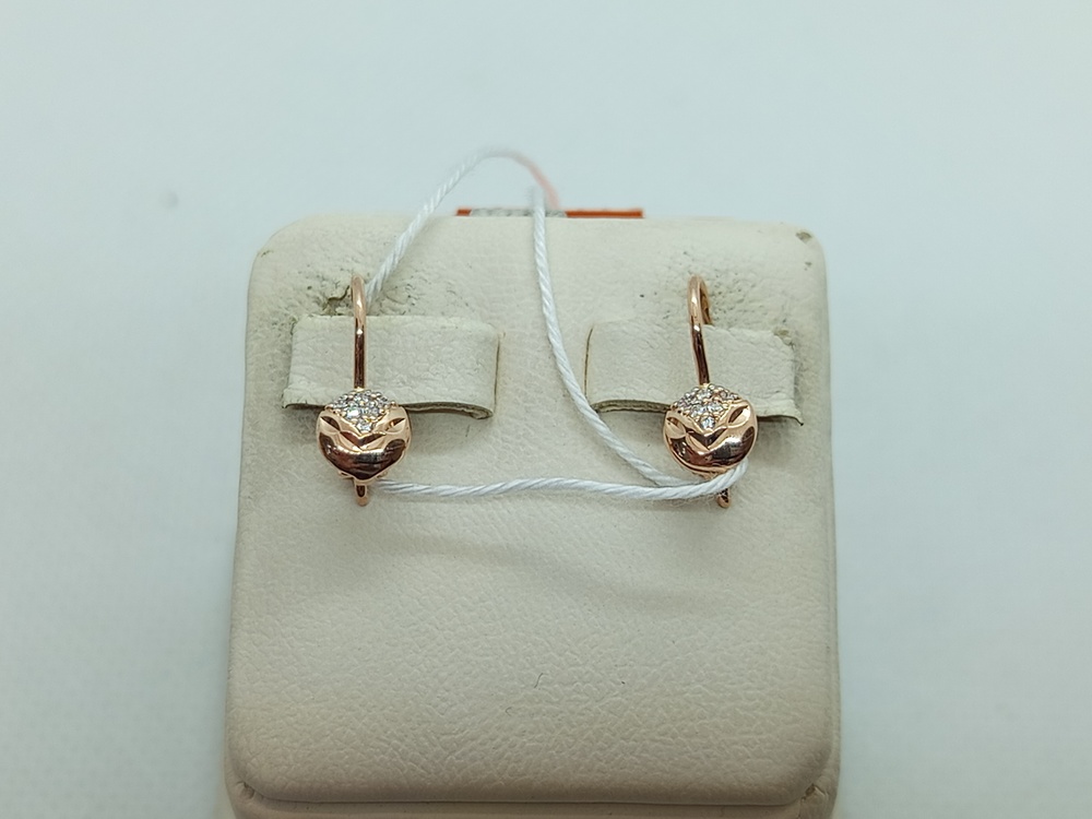 СЕРЬГИ С КАМНЯМИ (Au 585)