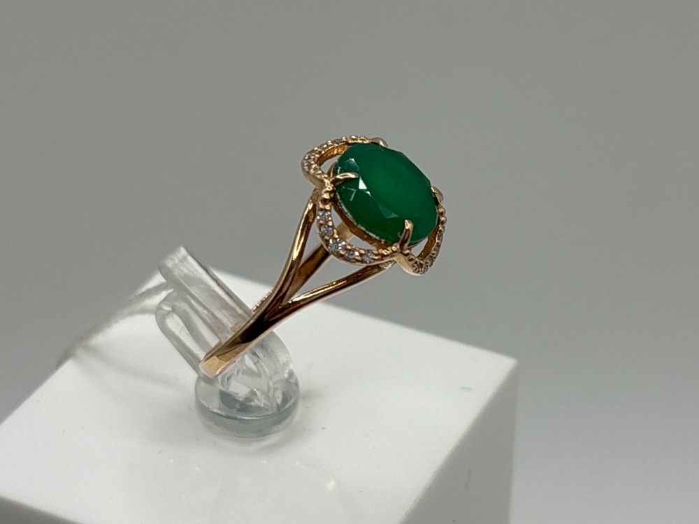 КОЛКМИ585 КОЛЬЦО С КАМНЯМИ (Au 585)