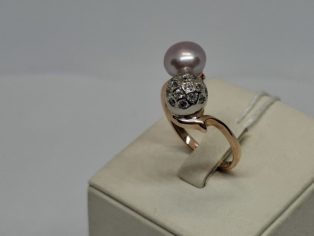 КОЛКМИ585 КОЛЬЦО С КАМНЯМИ (Au 585)