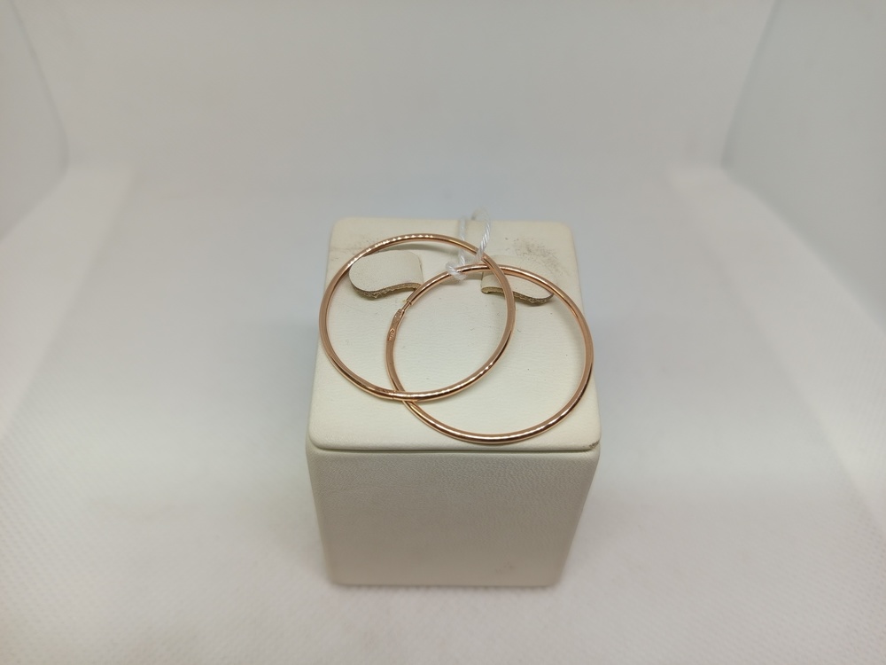 СКОН585 СЕРЬГИ КОНГО (Au 585)