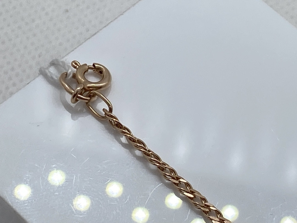 БРАСЛЕТ ПОЛНОВЕСНЫЙ Ромб тройной Au 585