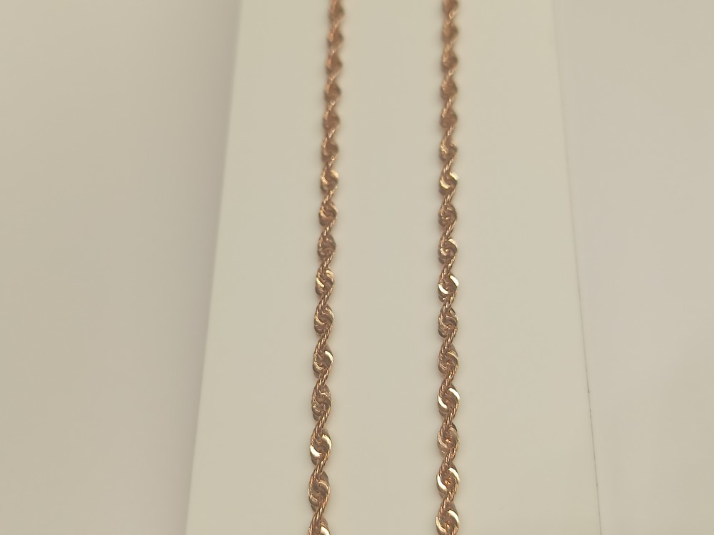 ЦЕПЬ ПУСТОТЕЛАЯ Веревка (Au 585)