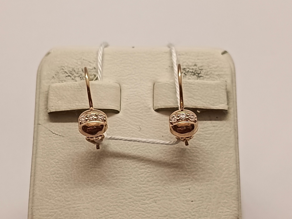 СЕРЬГИ С КАМНЯМИ (Au 585)