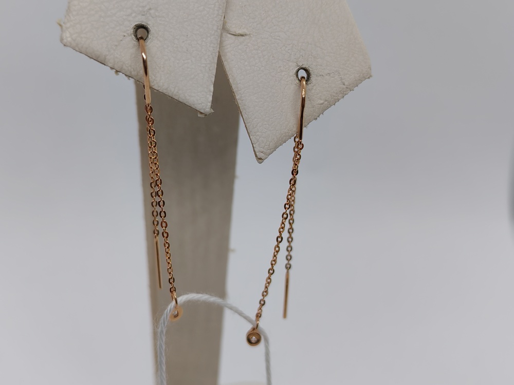 СПРО585 СЕРЬГИ ПРОДЕВКИ (Au 585)