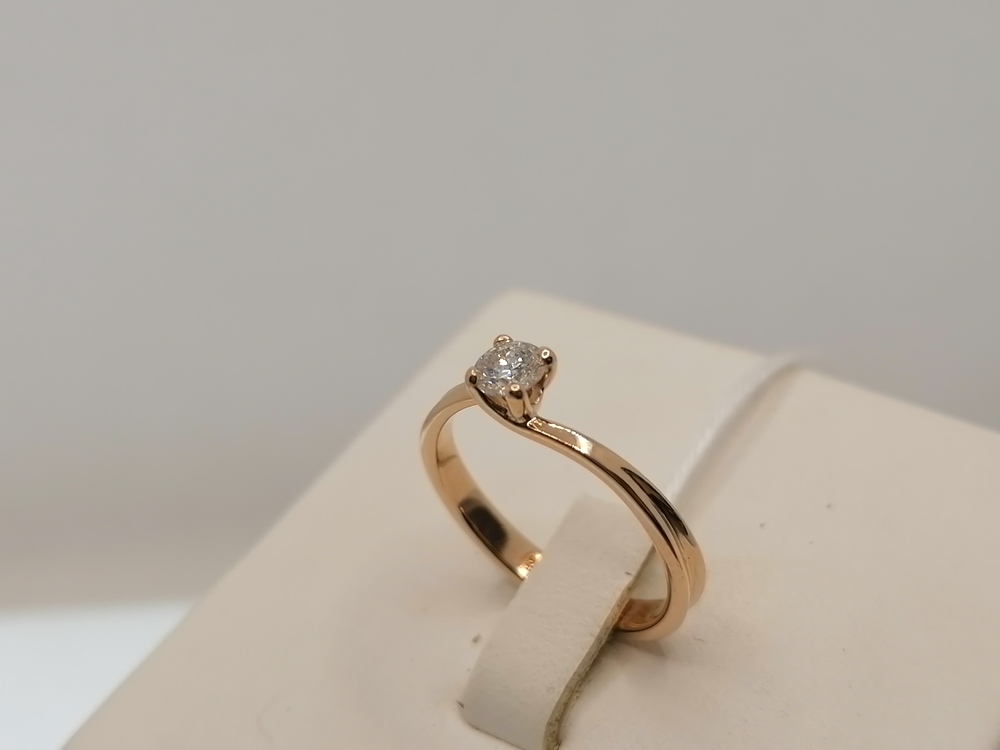 КОЛЬЦО БРИЛЛИАНТ Au 585