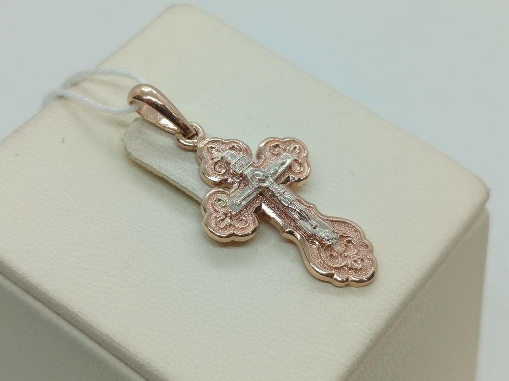 ПОДКБК585 ПОДВЕСКА КРЕСТ БЕЗ КАМНЯ (Au 585) ПОДКБК585 ПОДВЕСКА КРЕСТ БЕЗ КАМНЯ (Au 585)