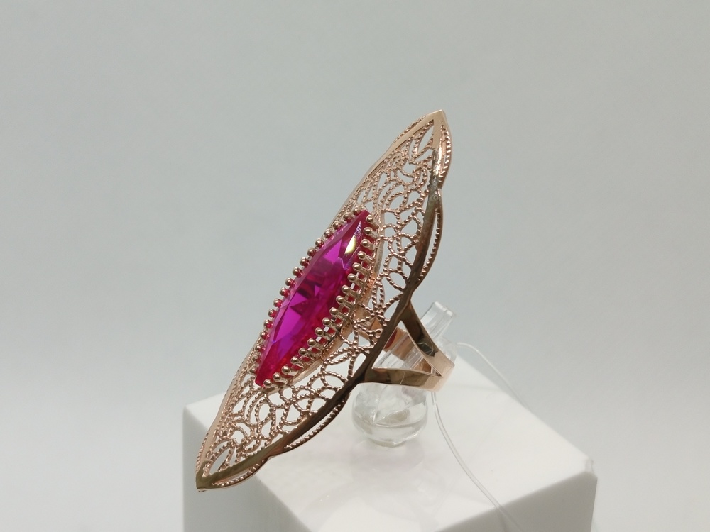 КОЛЬЦО С КАМНЕМ (Au 585)