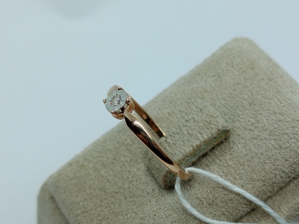 КОЛЬЦО БРИЛЛИАНТ Au 585