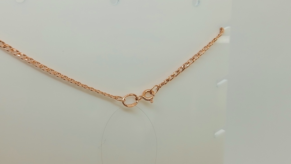 ЦЕПЬ ПУСТОТЕЛАЯ Ромб двойной (Au 585)