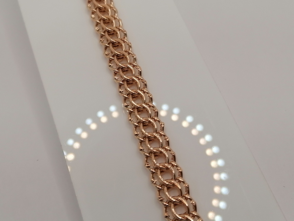 БРАСЛЕТ ПУСТОТЕЛЫЙ Итальянка (Au 585)