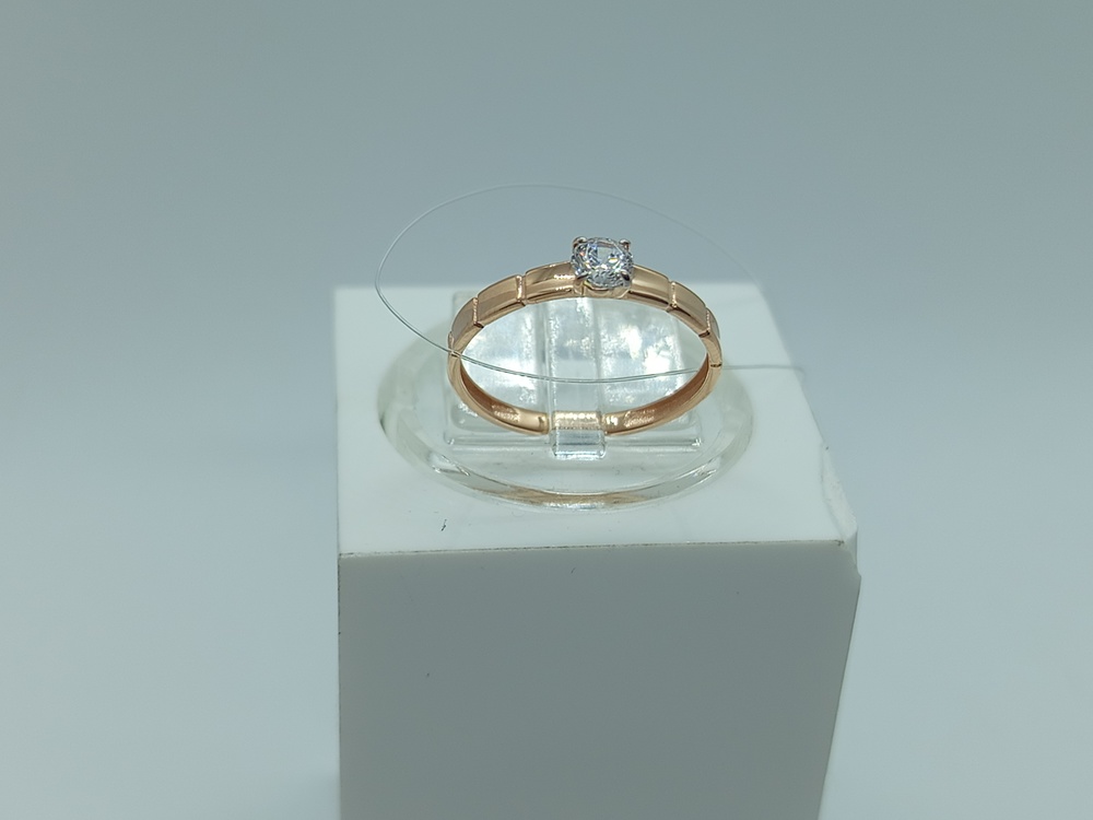 КОЛЬЦО С КАМНЕМ (Au 585)