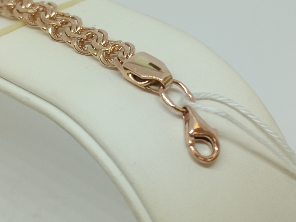 БЛБ585 БРАСЛЕТ ПОЛНОВЕСНЫЙ Бисмарк (Au 585)