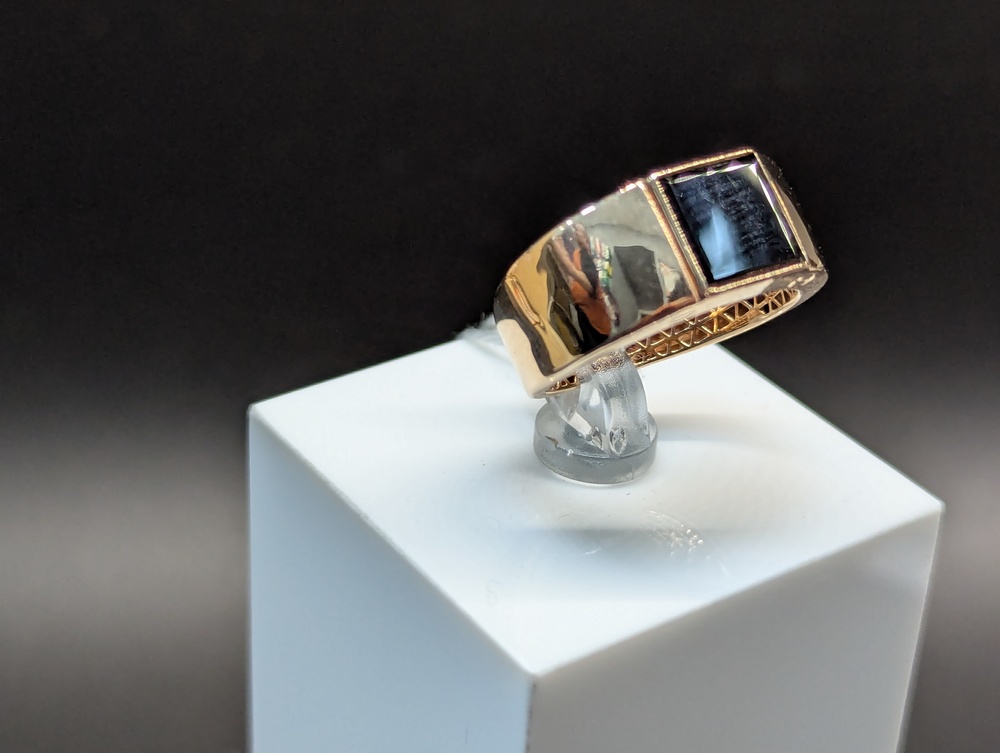 ПЕЧКМ585 ПЕЧАТКА С КАМНЕМ (Au 585)