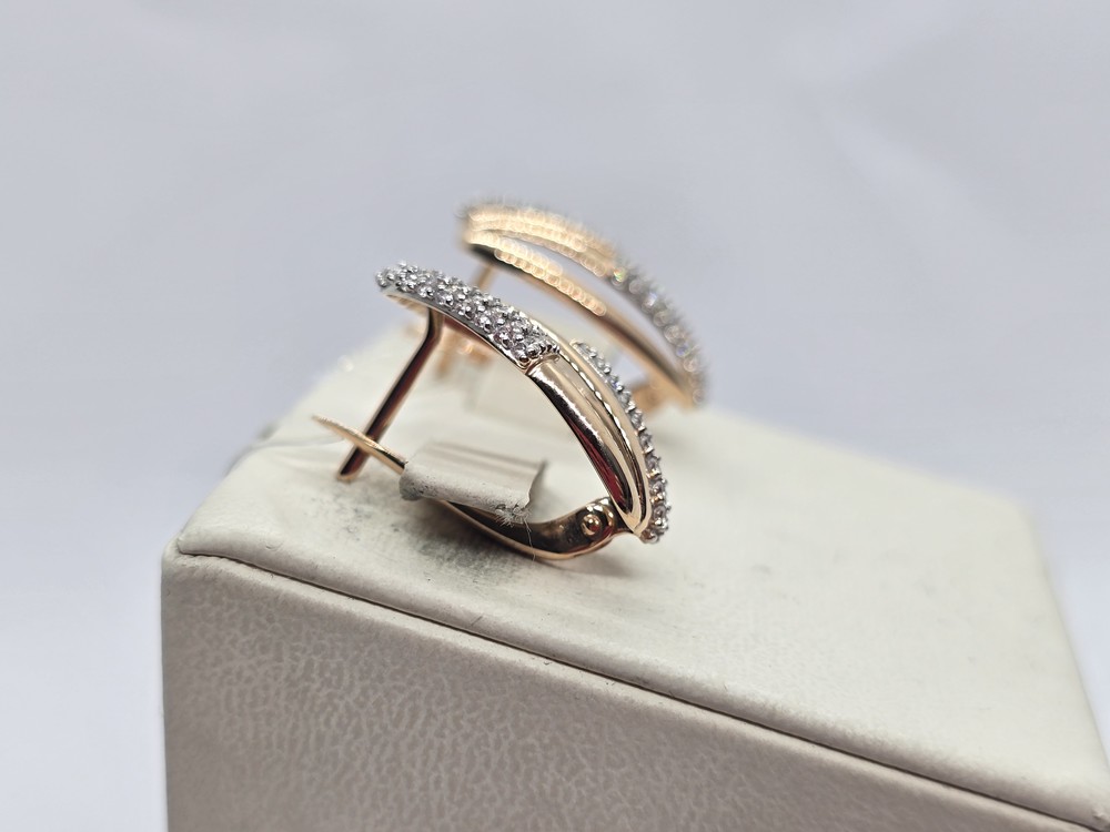 СЕРЬГИ С КАМНЯМИ (Au 585)