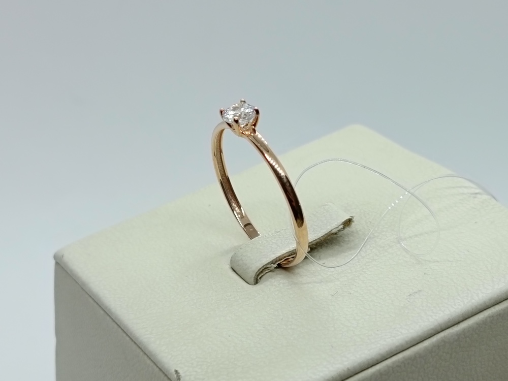 КОЛЬЦО С КАМНЕМ (Au 585)