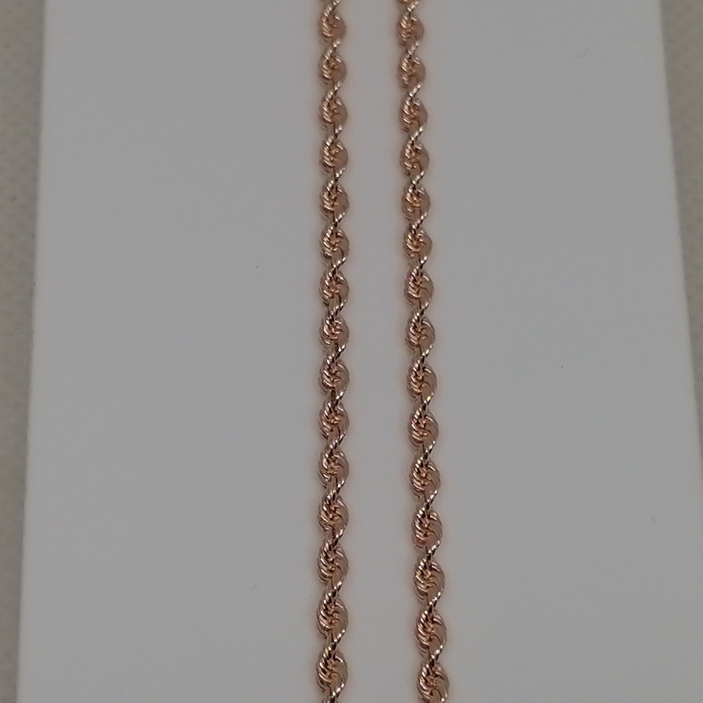 ЦЛВР585 ЦЕПЬ ПОЛНОВЕСНАЯ Веревка (Au 585)