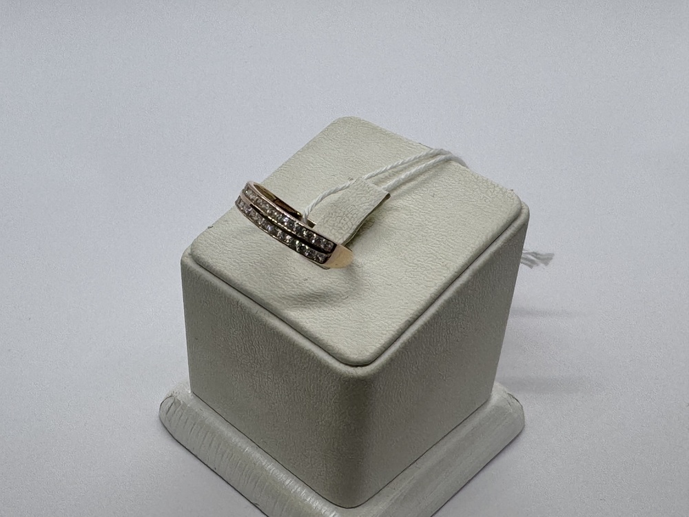 КОЛКМИ585 КОЛЬЦО С КАМНЯМИ (Au 585)