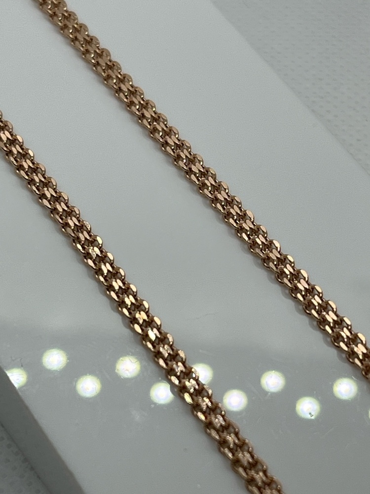 8050202П-50 ЦЕПЬ ПУСТОТЕЛАЯ Бисмарк машинный (Au 585) 8050202П-50 ЦЕПЬ ПУСТОТЕЛАЯ Бисмарк машинный (Au 585)