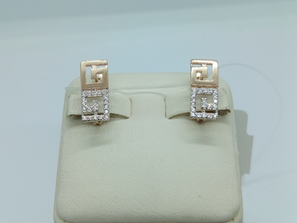 СЕРЬГИ С КАМНЯМИ (Au 585)