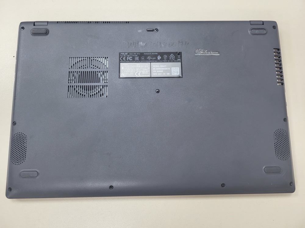 Ноутбук ASUS X519J; Core i3-1005G1, Intel UHD Graphics, 8 Гб, 256 Гб, Нет