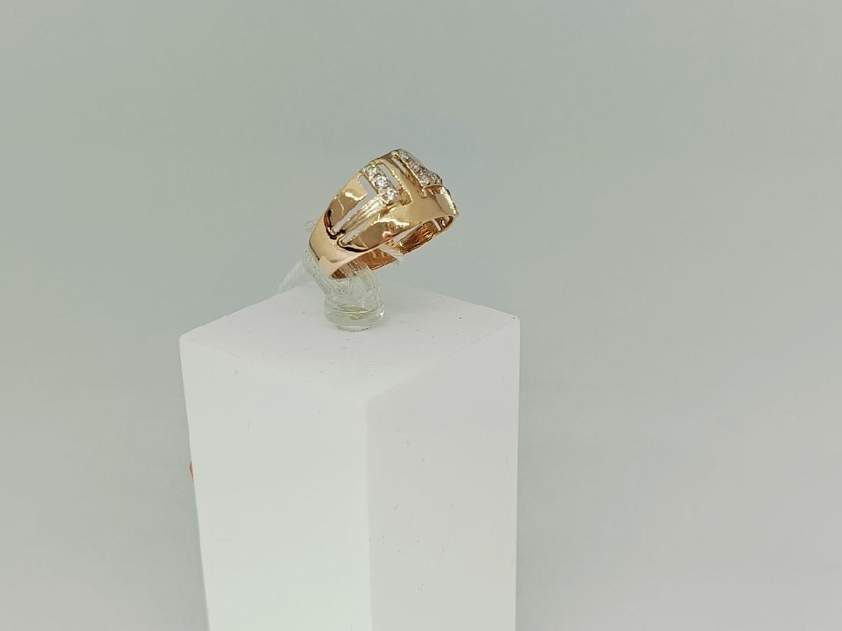 КОЛЬЦО С КАМНЯМИ (Au 585)