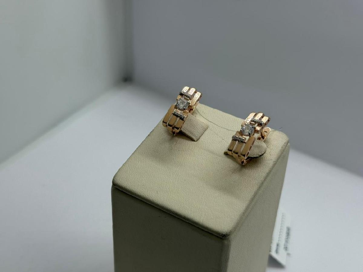 СЕРЬГИ С КАМНЯМИ (Au 585)