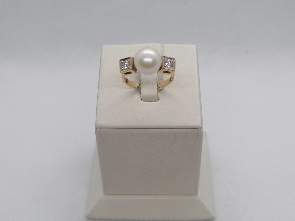 КОЛКМИ585 КОЛЬЦО С КАМНЯМИ (Au 585)