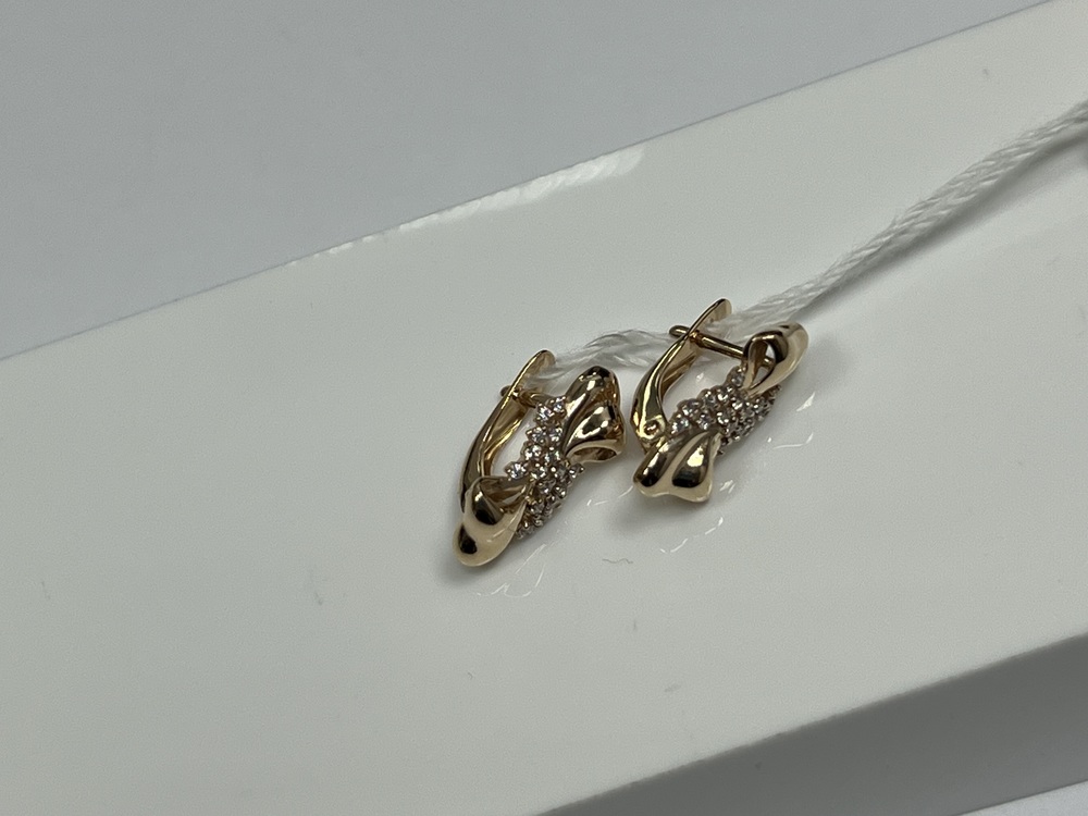 СЕРЬГИ С КАМНЯМИ (Au 585)