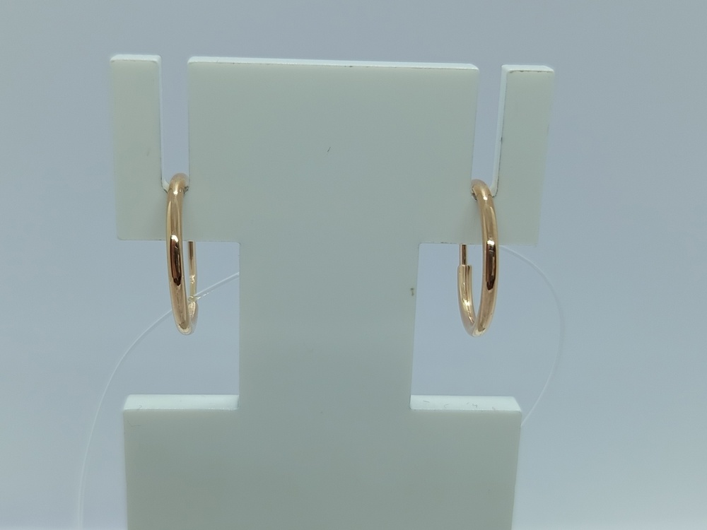 20771-10 СЕРЬГИ КОНГО (Au 585)