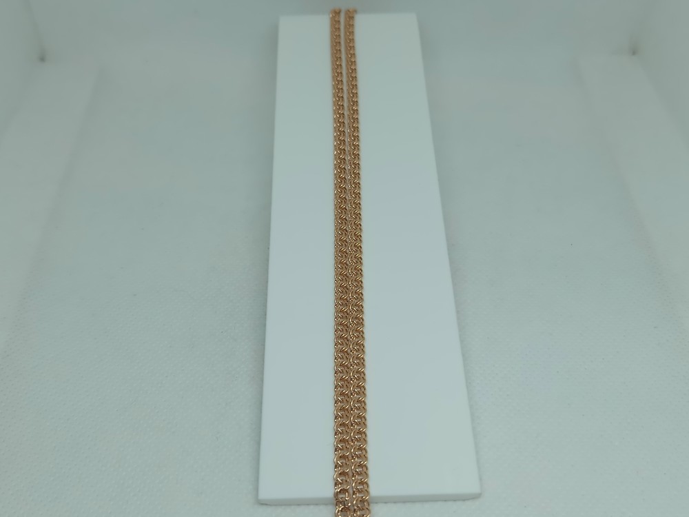 ЦЕПЬ ПУСТОТЕЛАЯ Бисмарк (Au 585)