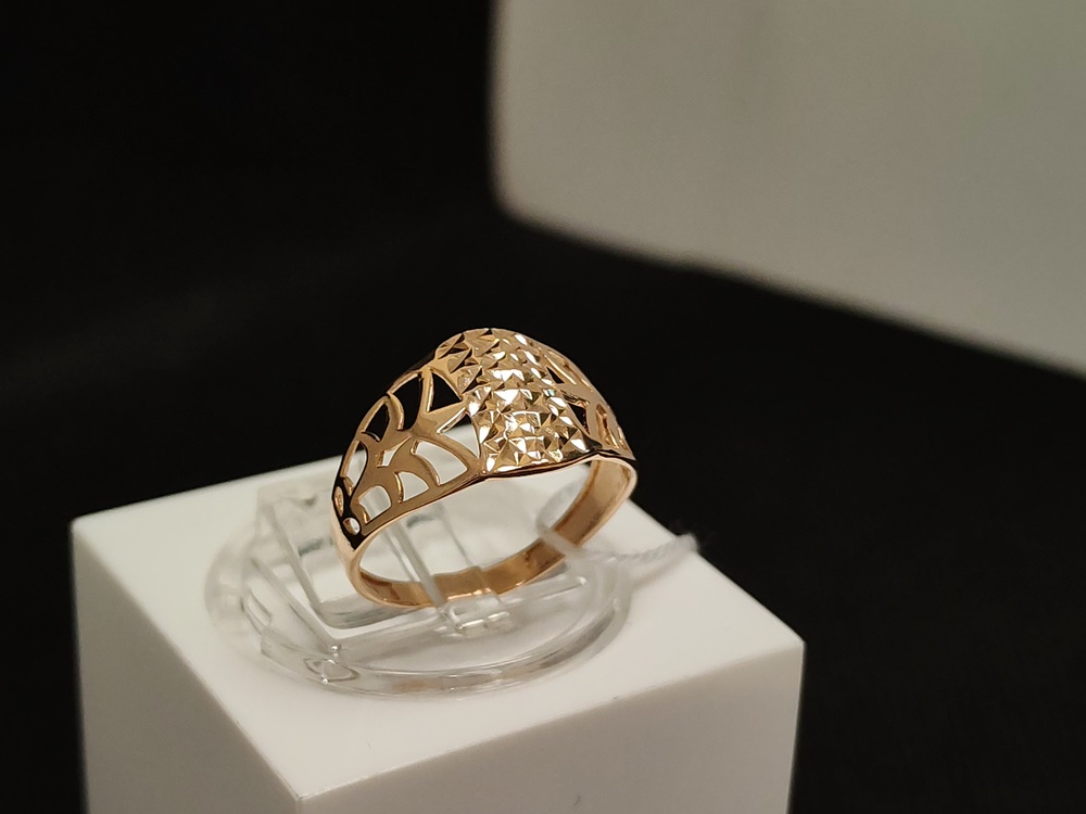 КОЛБКМ585 КОЛЬЦО БЕЗ КАМНЯ (Au 585)