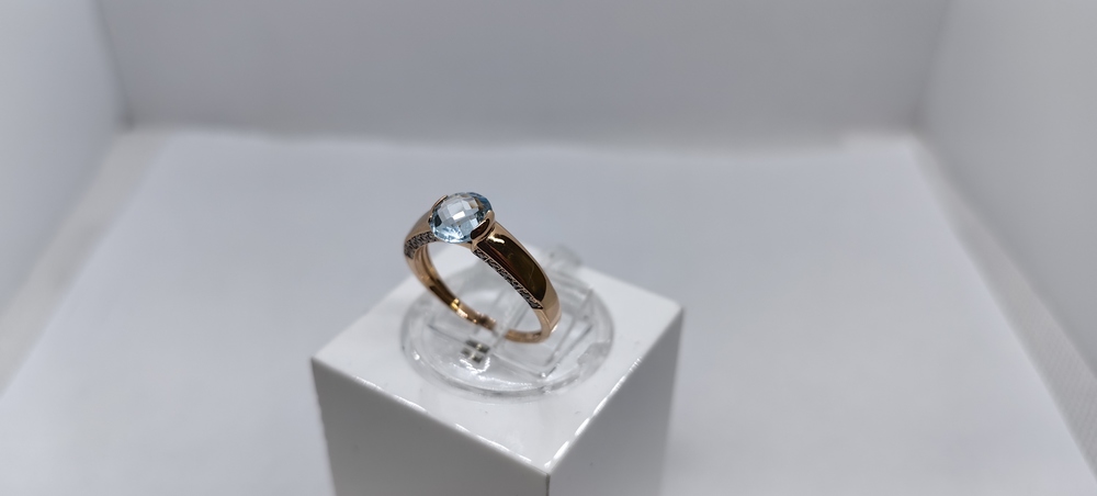 КОЛКМИ585 КОЛЬЦО С КАМНЯМИ (Au 585)