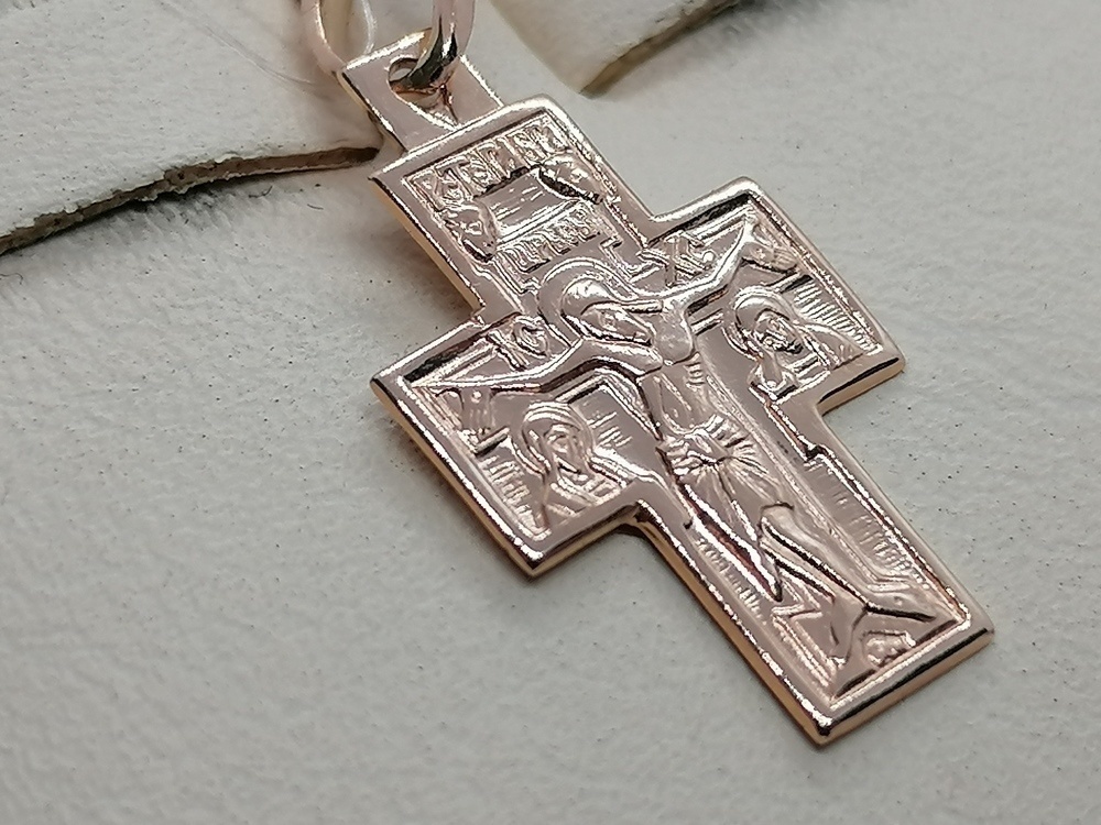 ПОДВЕСКА КРЕСТ без камня (Au 585)