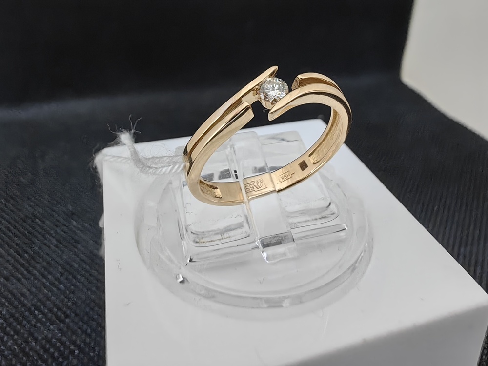 КОЛЬЦО БРИЛЛИАНТ Au 585