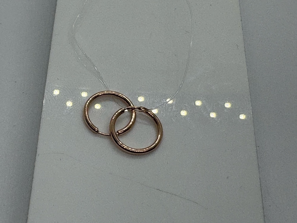 СЕРЬГИ КОНГО без камня (Au 585)