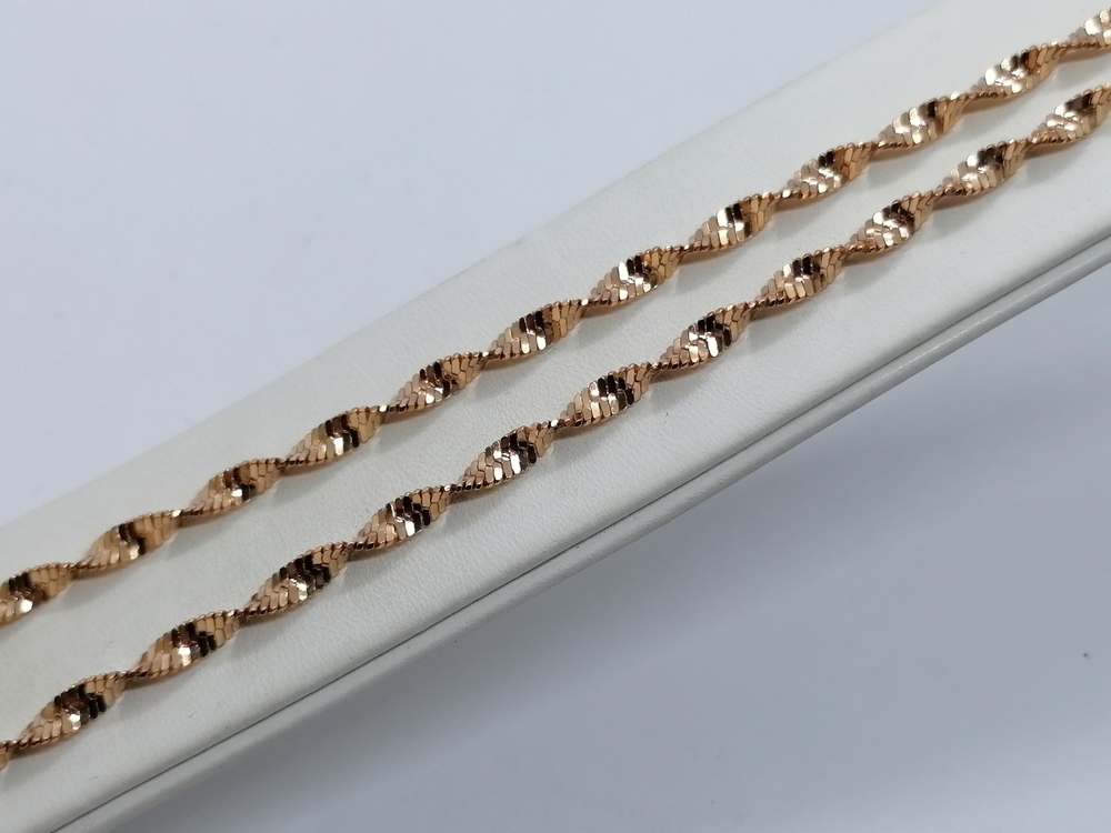 ЦПФЗ585 ЦЕПЬ ПУСТОТЕЛАЯ Фантазия (Au 585)