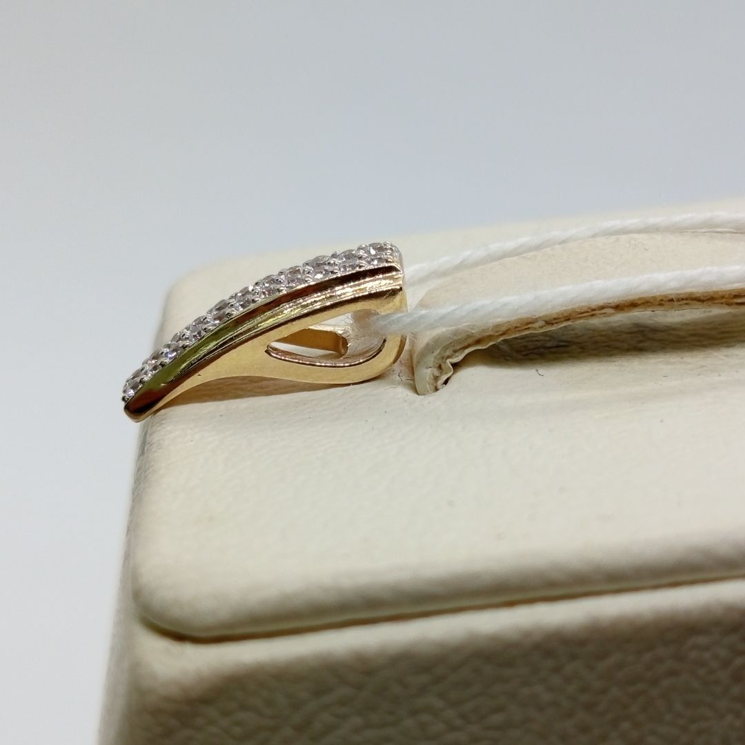 ПОДКМИ585 ПОДВЕСКА С КАМНЯМИ (Au 585)