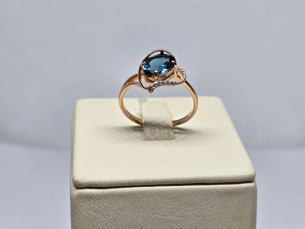 КОЛКМИ585 КОЛЬЦО С КАМНЯМИ (Au 585)