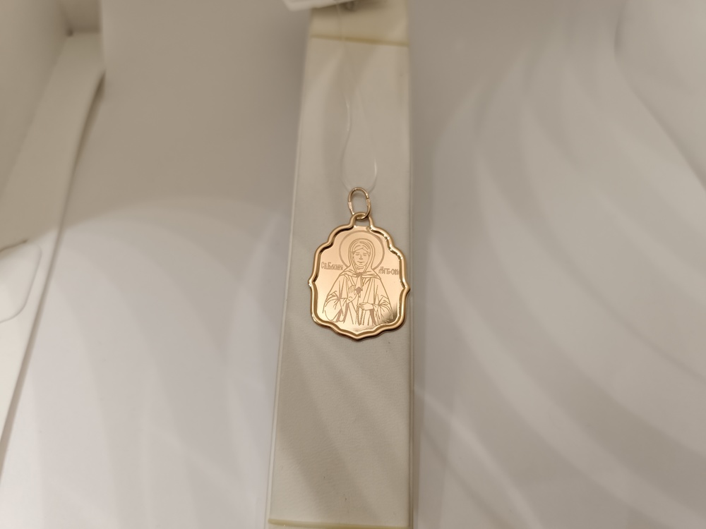 3286 ПОДВЕСКА БЕЗ КАМНЯ (Au 585)