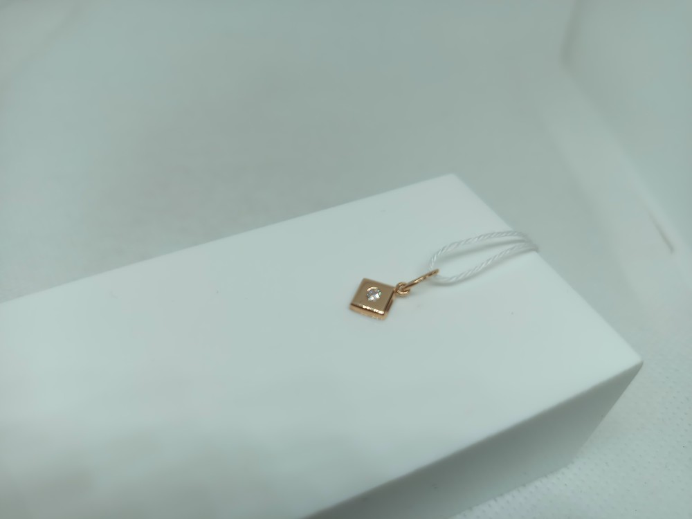 ПОДКМ585 ПОДВЕСКА С КАМНЕМ (Au 585)