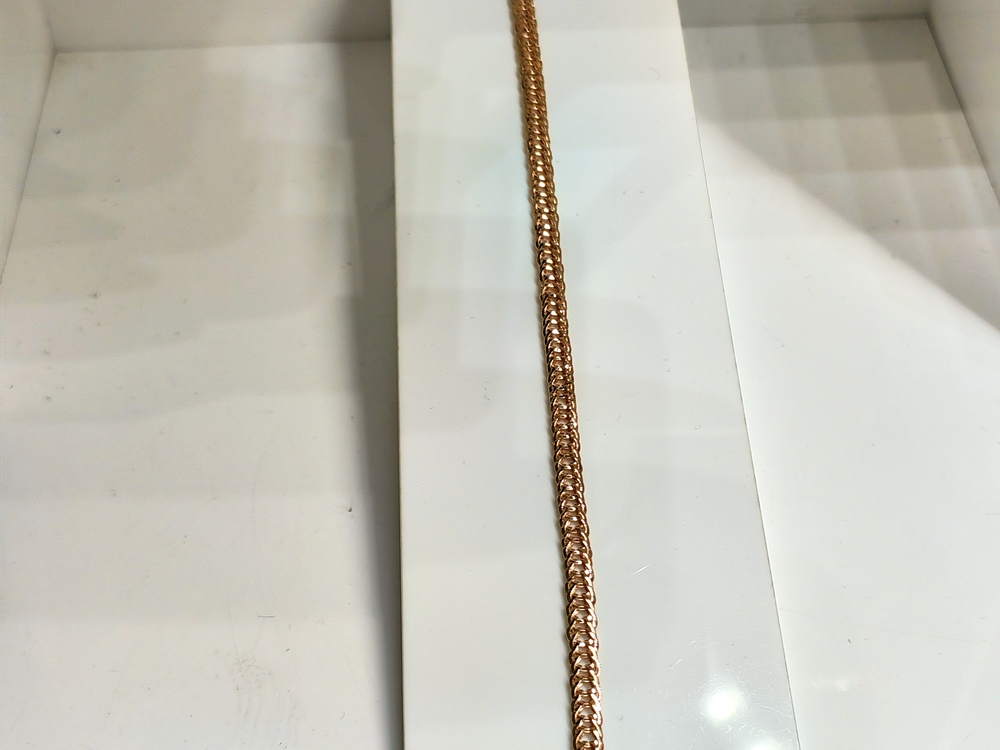 БРАСЛЕТ ПУСТОТЕЛЫЙ Ромб (Au 585)