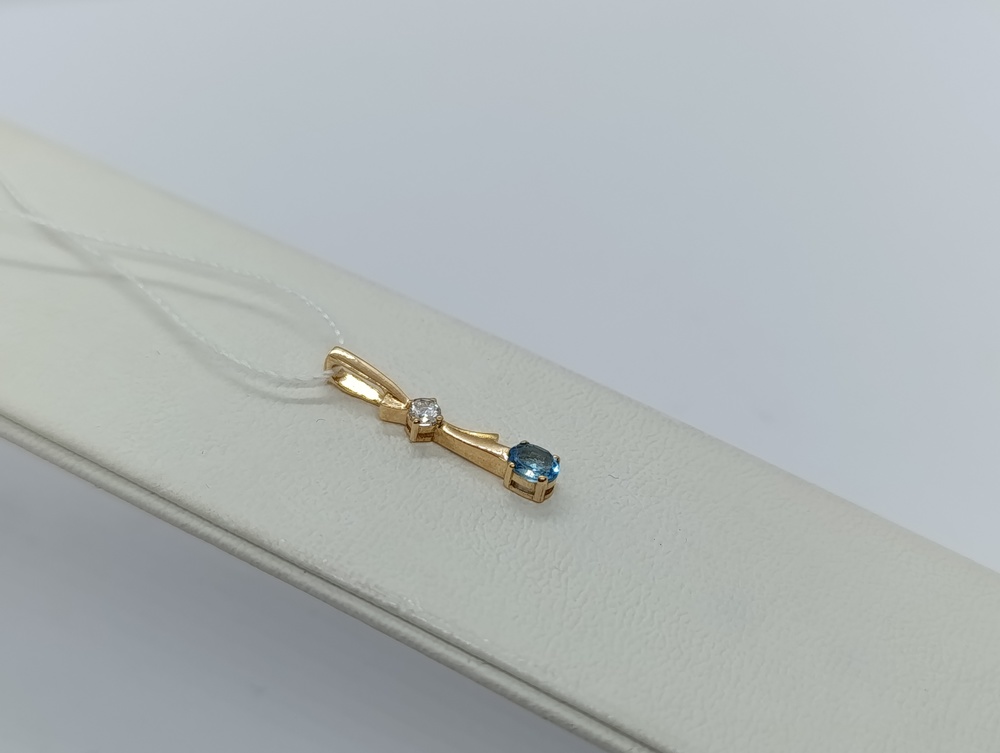 ПОДКМИ585 ПОДВЕСКА С КАМНЯМИ (Au 585) ПОДКМИ585 ПОДВЕСКА С КАМНЯМИ (Au 585)