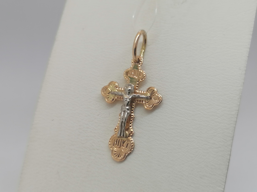ПОДВЕСКА КРЕСТ (Au 585)