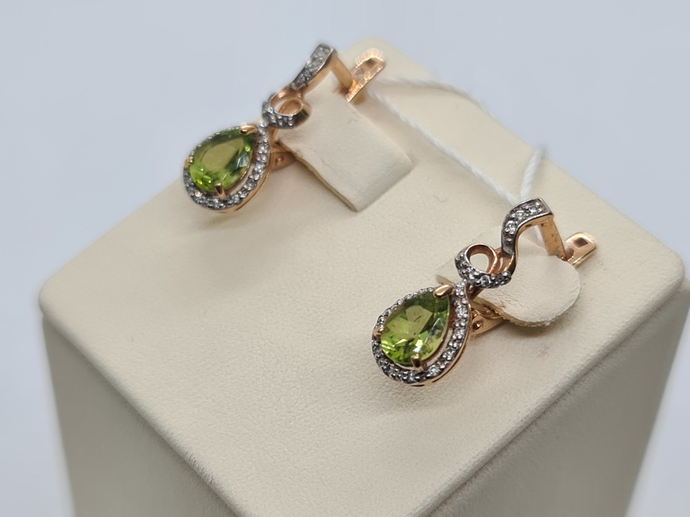 СКМИ585 СЕРЬГИ С КАМНЯМИ (Au 585) СКМИ585 СЕРЬГИ С КАМНЯМИ (Au 585)