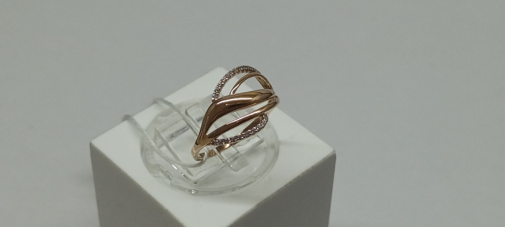КОЛКМИ585 КОЛЬЦО С КАМНЯМИ (Au 585)