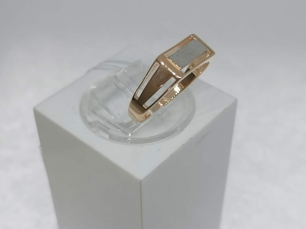4179а КОЛЬЦО ПЕЧАТКА без камня (Au 585)