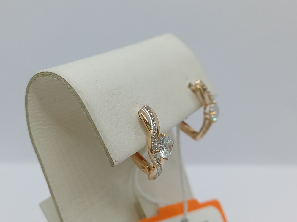 СЕРЬГИ С КАМНЯМИ (Au 585)